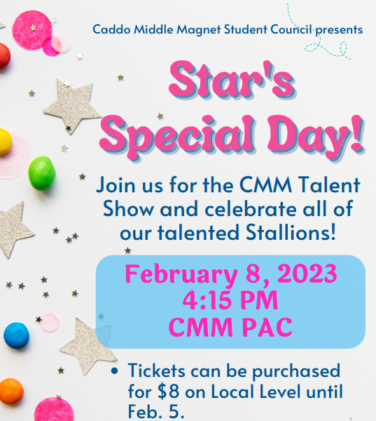 Local Level Events Caddo Middle Star Search 2023 Star's