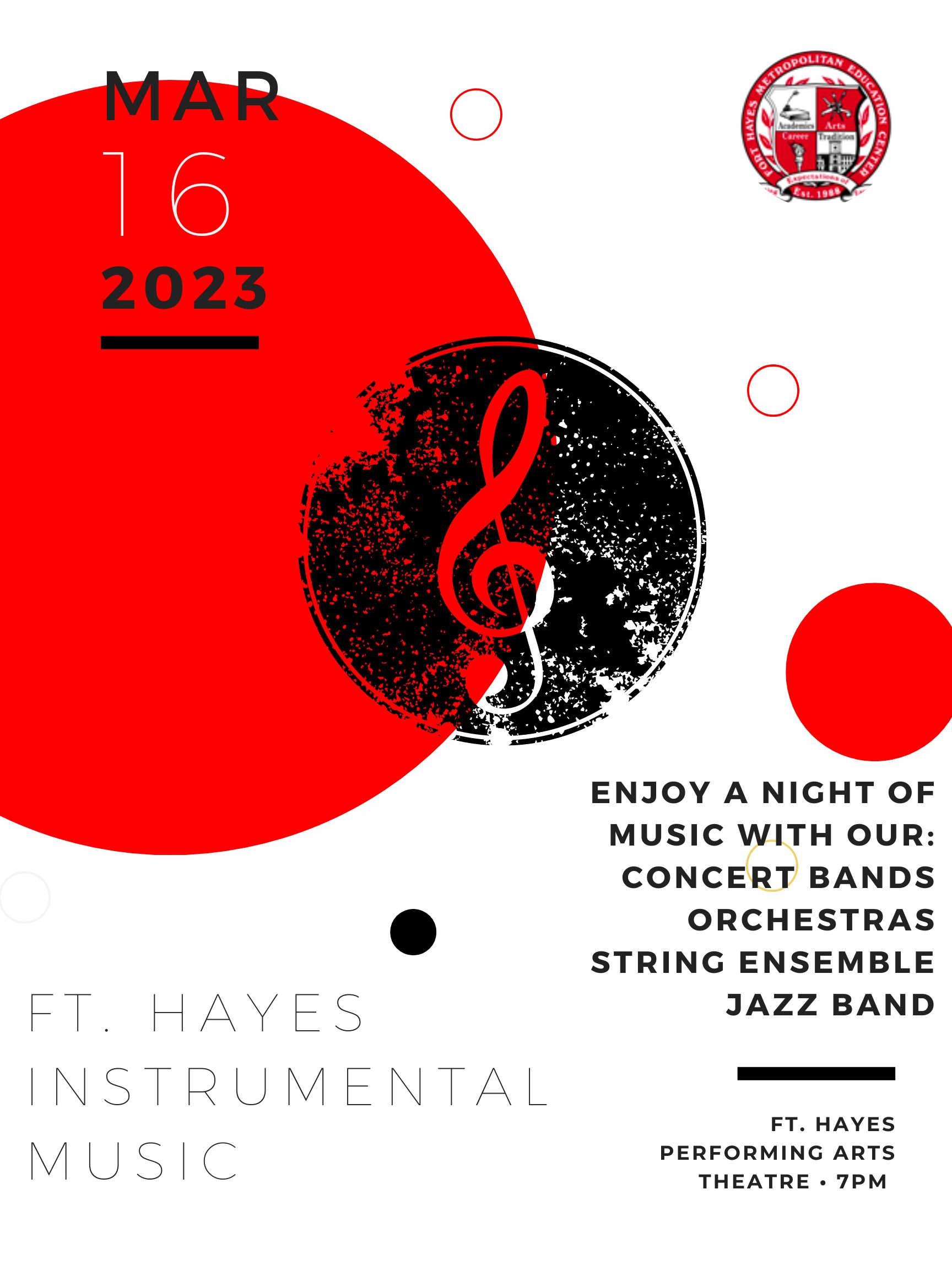 Local Level Events Fort Hayes Instrumental Music Concert