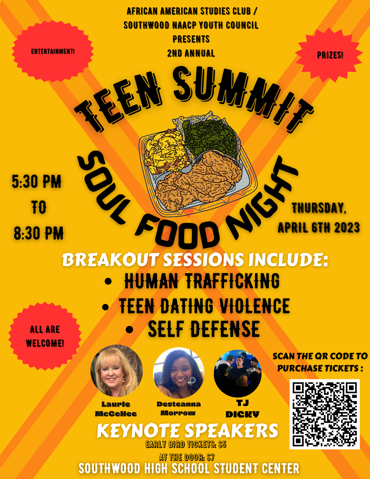 Local Level Events Southwood High School Teen Summit / Soul Food Night