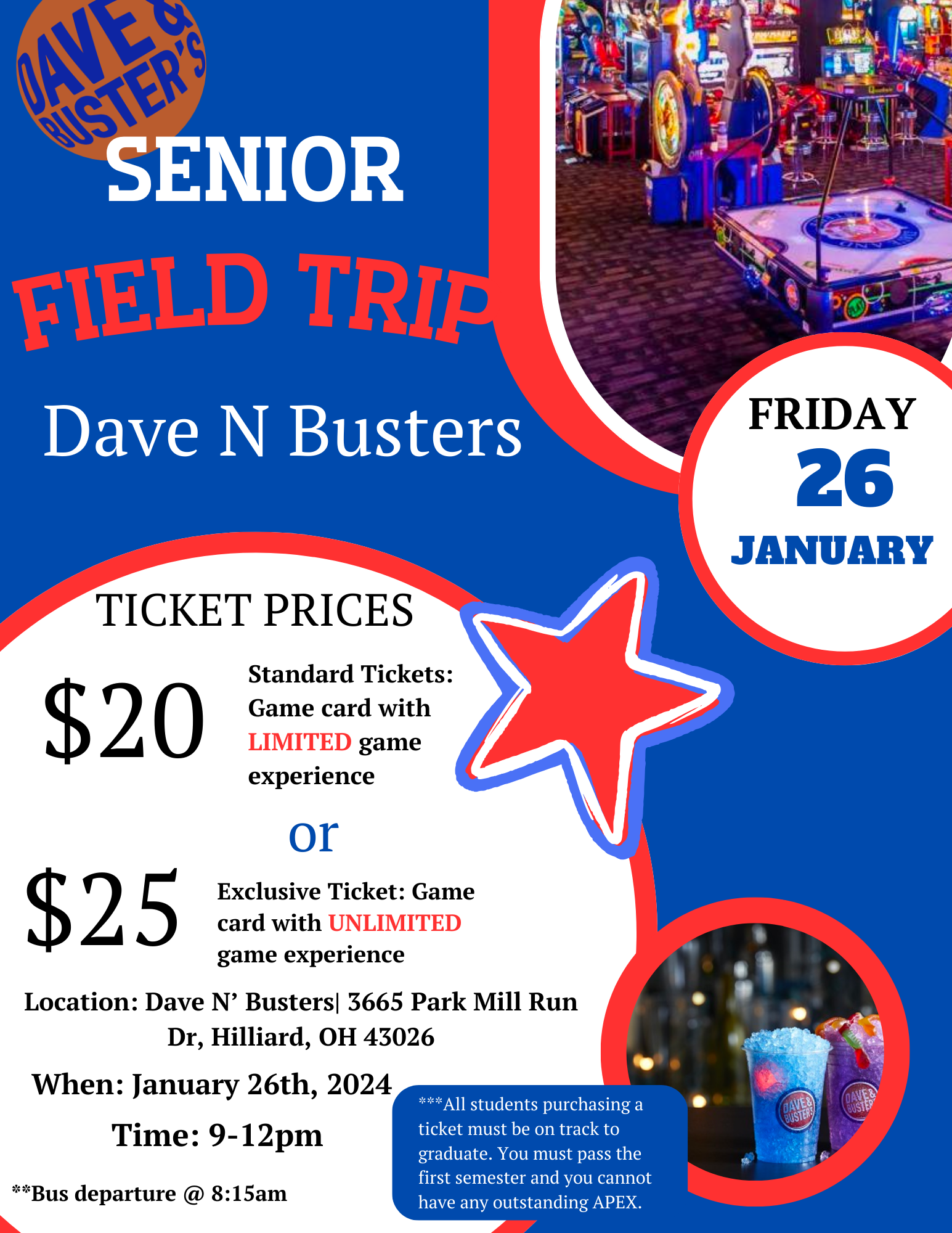 Local Level Events Centennial High School Senior Field Trip